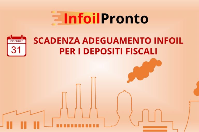 Scadenza adeguamento infoil per i depositi fiscali Scadenza adeguamento infoil per i depositi fiscali